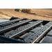 Rago crossmembers on Land Cruiser roof, top angle