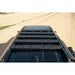 Rago crossmembers on factory roof rails, top view in desert