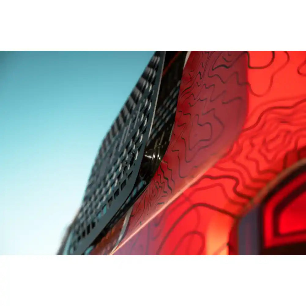 Rago exterior Molle panel on Toyota Land Cruiser, low angle close-up