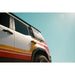 Toyota Land Cruiser rear side view with Rago exterior Molle panel
