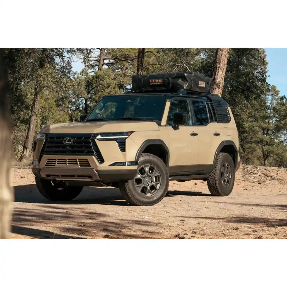 Lexus GX 550 with Rago exterior Molle panels, front three-quarter