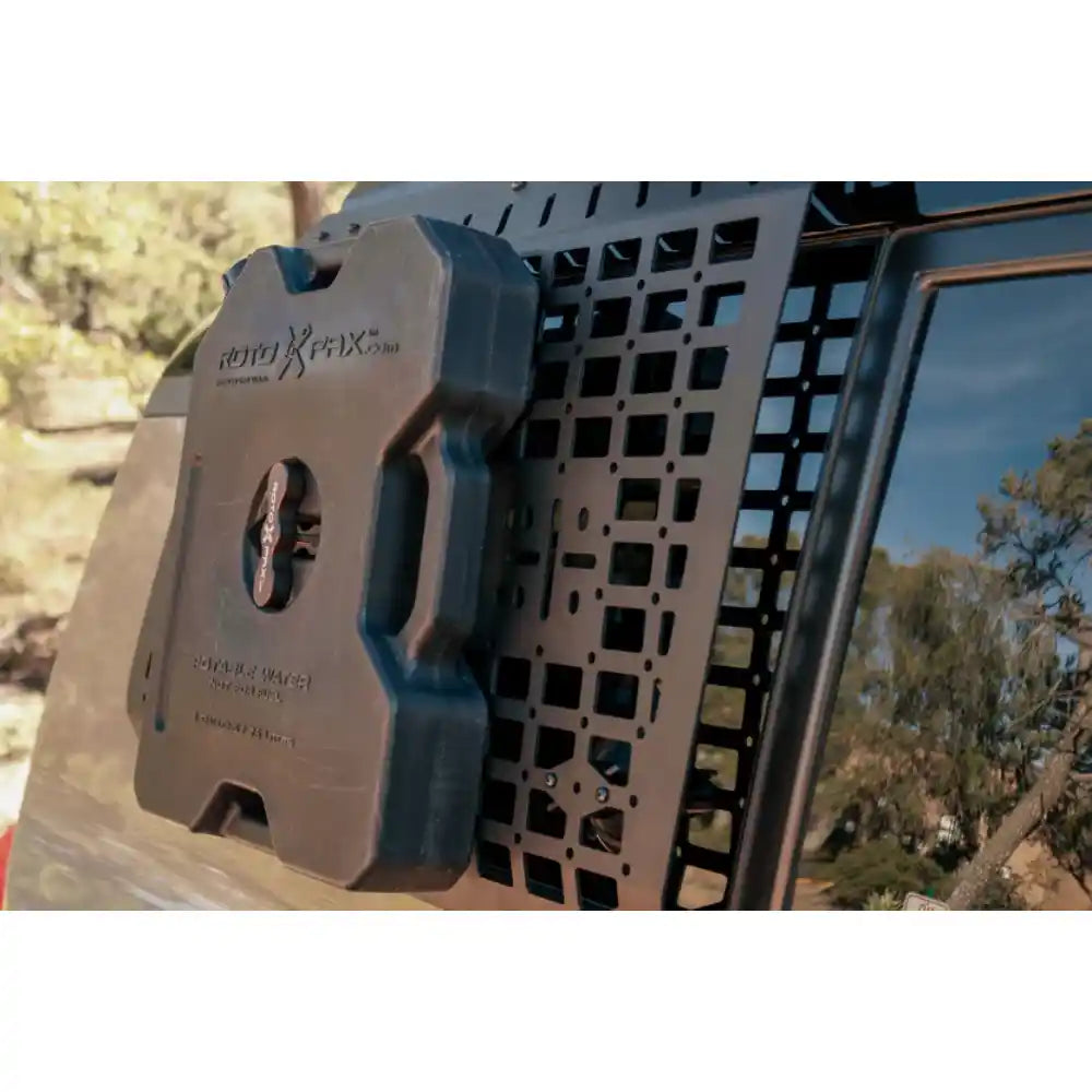 Rago GX 550 exterior Molle panel with gear mounted