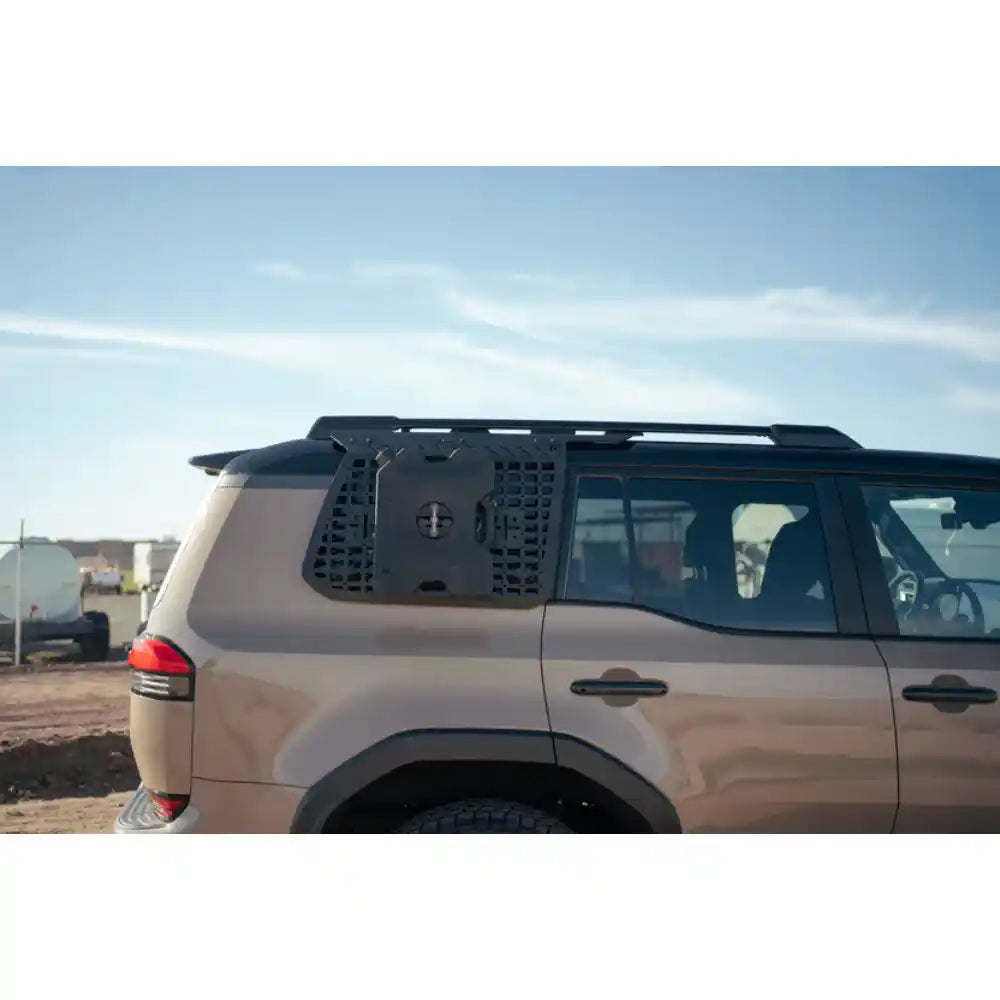 Lexus GX 550 with Rago exterior Molle panels, rear view