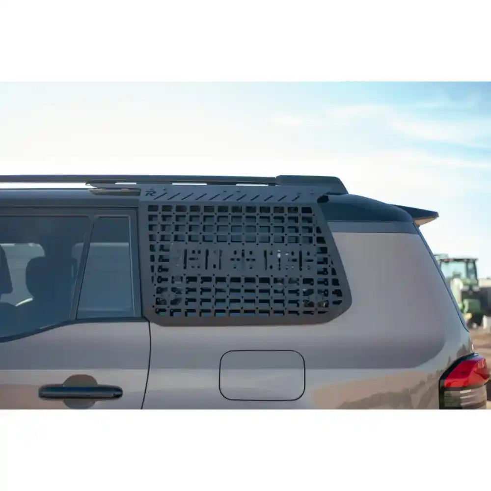 Rago exterior Molle panel on GX 550 rear window, side view