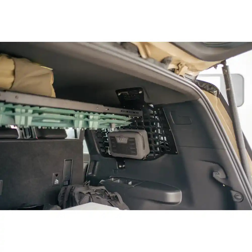 Rago storage shelf in Lexus GX 550, side view