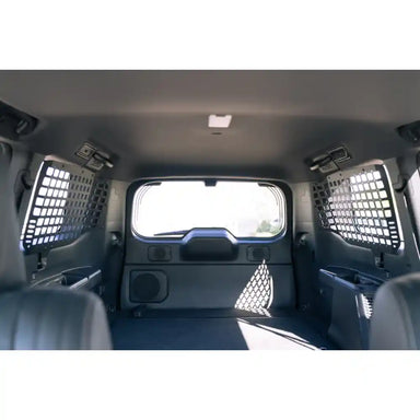 Land Cruiser cargo area with Rago rear Molle panels