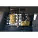 Rago Land Cruiser rear Molle panel with gear, angled view