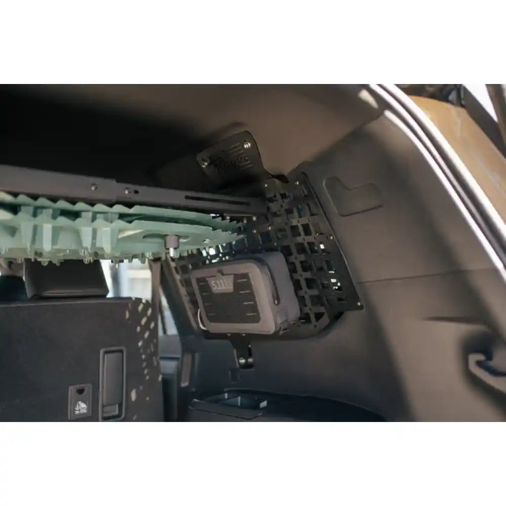 Lexus GX 550 cargo area with Rago rear Molle panels