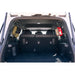 Land Cruiser rear hatch open showing Rago Molle panels