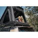 Rooftop tent open on Rago roof rack, Lexus GX 550