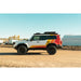 Land Cruiser with Rago light pocket roof rack, rear three-quarter
