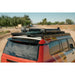 Rago roof rack on Land Cruiser, rear top view