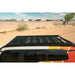 Rago Land Cruiser roof rack crossmembers, top view in desert