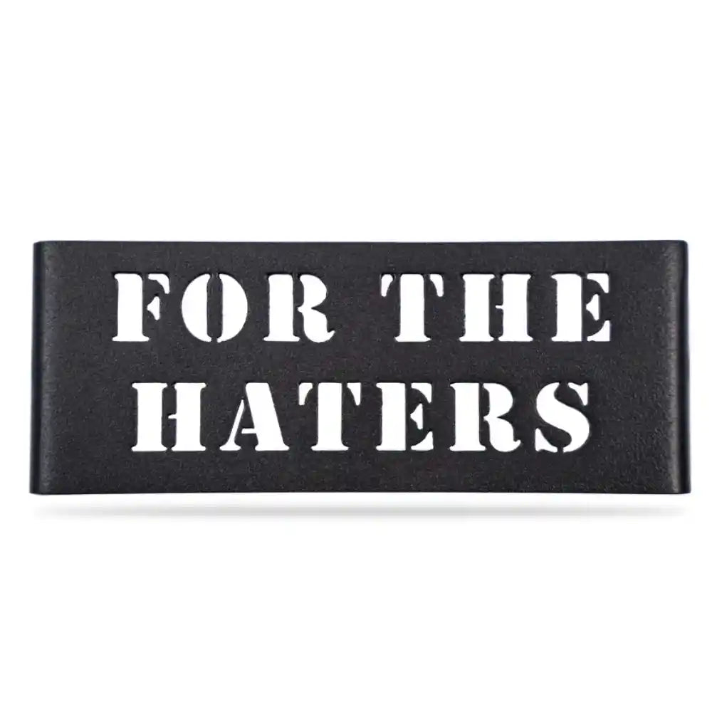 Rago Molle toilet paper holder, For the Haters graphic