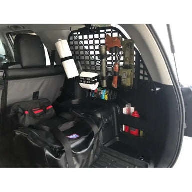 Rago Molle panel toilet paper holder in truck with gear