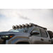RIGID round lights on Rago roof rack fairing, side close-up