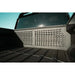Rago Rivian R1T bed cab Molle panel installed, close-up
