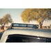 Light bar on Rago Rivian chase rack, top view