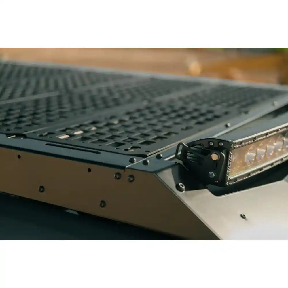 Rago Rivian roof rack honeycomb side panel, close-up