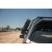 Rago exterior Molle panel on Subaru Forester, rear angle view