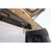 Rago storage shelf bolted to rear window Molle panel, Subaru Forester side view