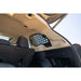 Rago rear window Molle panel installed in Subaru Forester, interior view