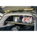 Rago Molle panels and shelf holding gear in Subaru Forester cargo area