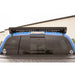 Rago roof rack over 3rd Gen Tacoma windshield, front view