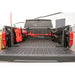 Rago Tacoma bed cab Molle panel with red gear