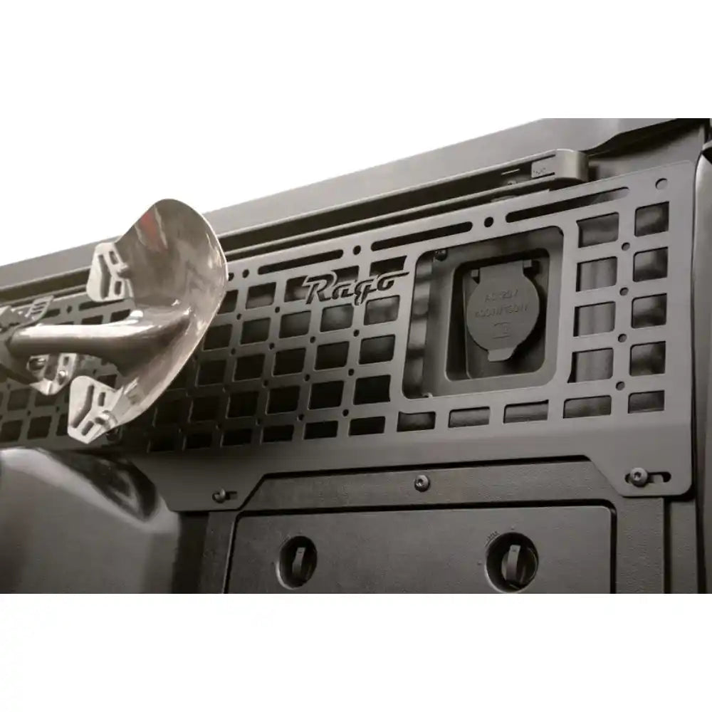 Rago Tacoma bed side Molle panel, angled view