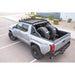 2024 Tacoma with Rago chase rack, aerial front three-quarter