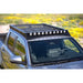 Rago light pocket roof rack with 10 pod lights on 2024 Tacoma, top front view