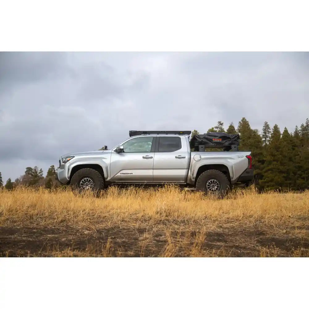4th Gen Tacoma side profile with Rago roof rack