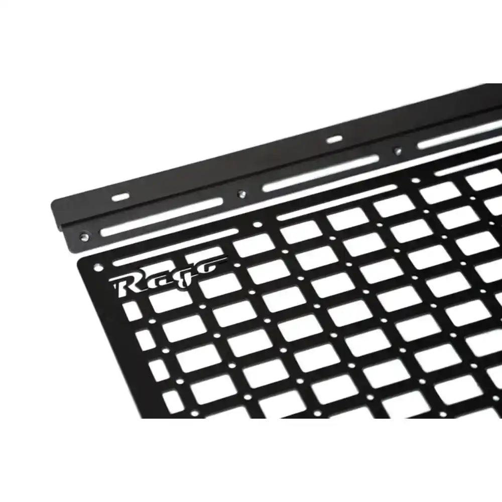 Rago Tundra bed cab Molle panel, angled product view