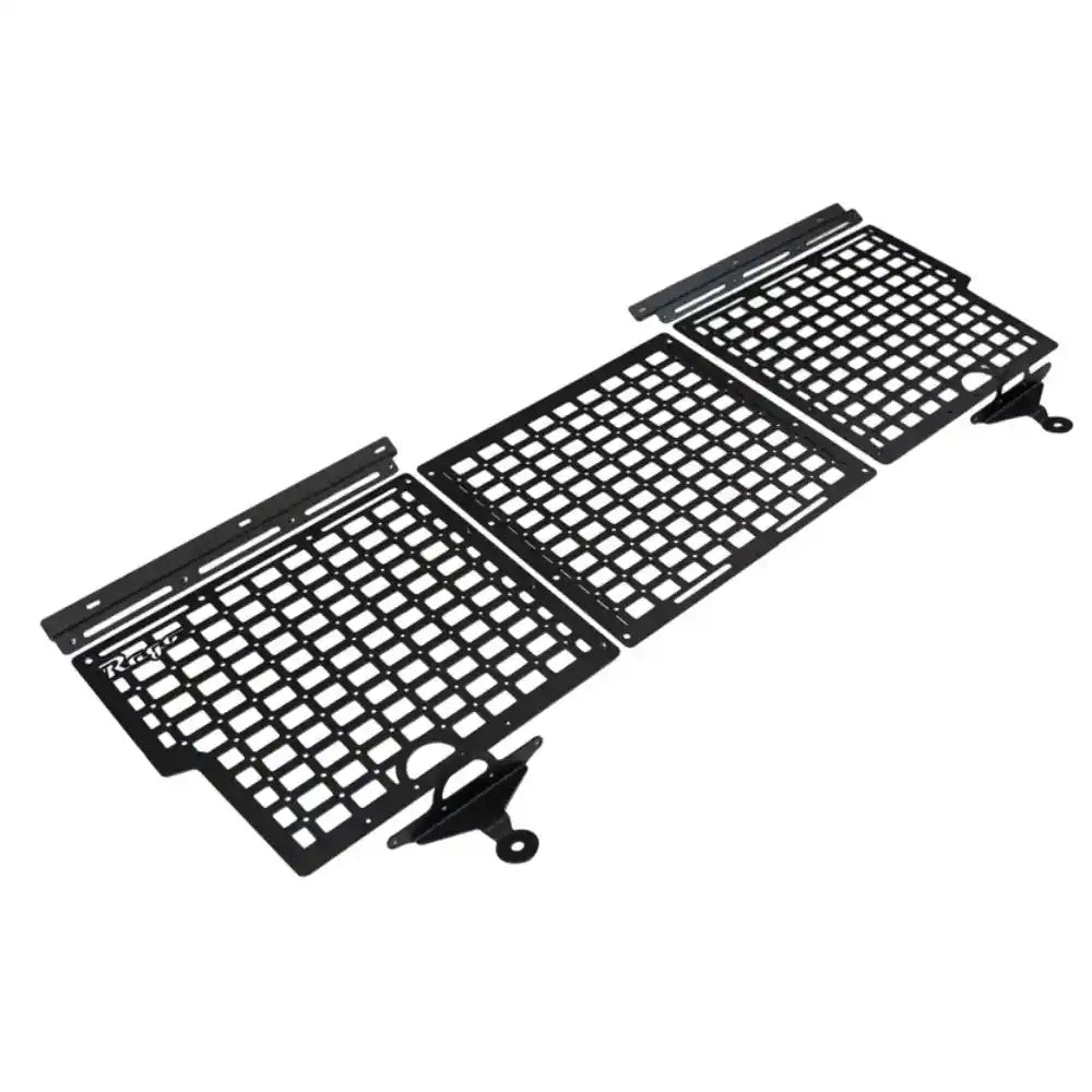 Rago Tundra bed cab Molle panel set, angled product view