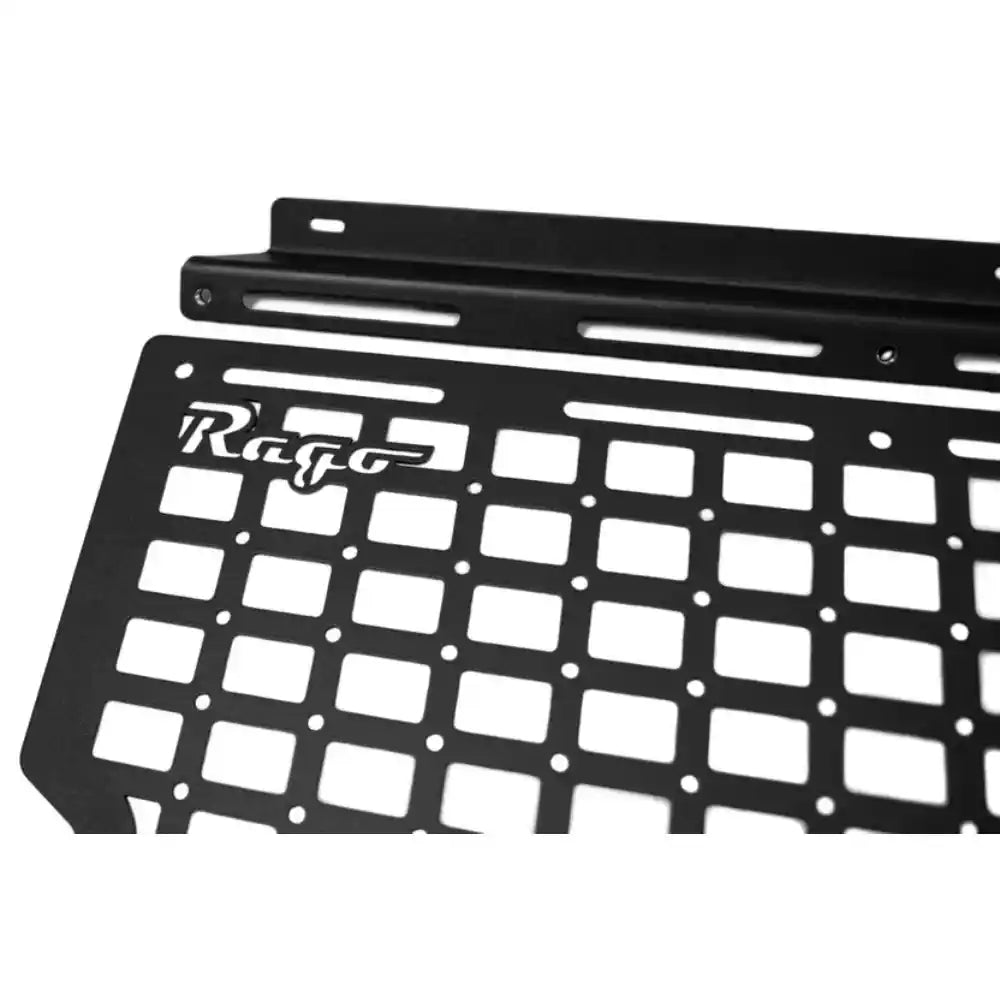 Rago Tundra bed side Molle panel, angled product view