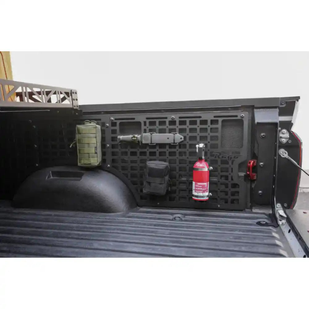 Rago Molle panel in Toyota Tundra bed, low angle