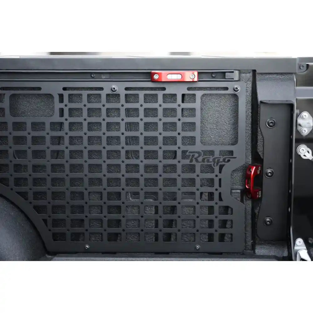 Rago Tundra bed side Molle panel, side close-up
