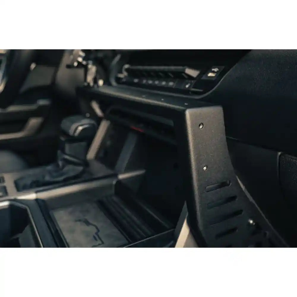 Rago Tundra center console Molle panel, side view