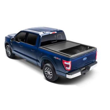 Retrax PowertraxONE XR 2020-2024 GMC And Chevy HD 2500/3500 Retractable Tonneau Cover back Open