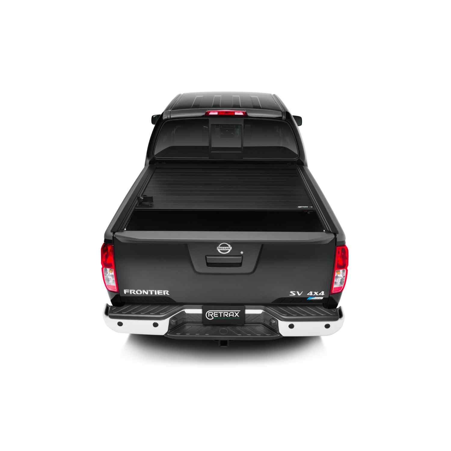 Retrax PowertraxPRO MX 2005-2021 Nissan Frontier Crew Cab Retractable Tonneau Cover Back open