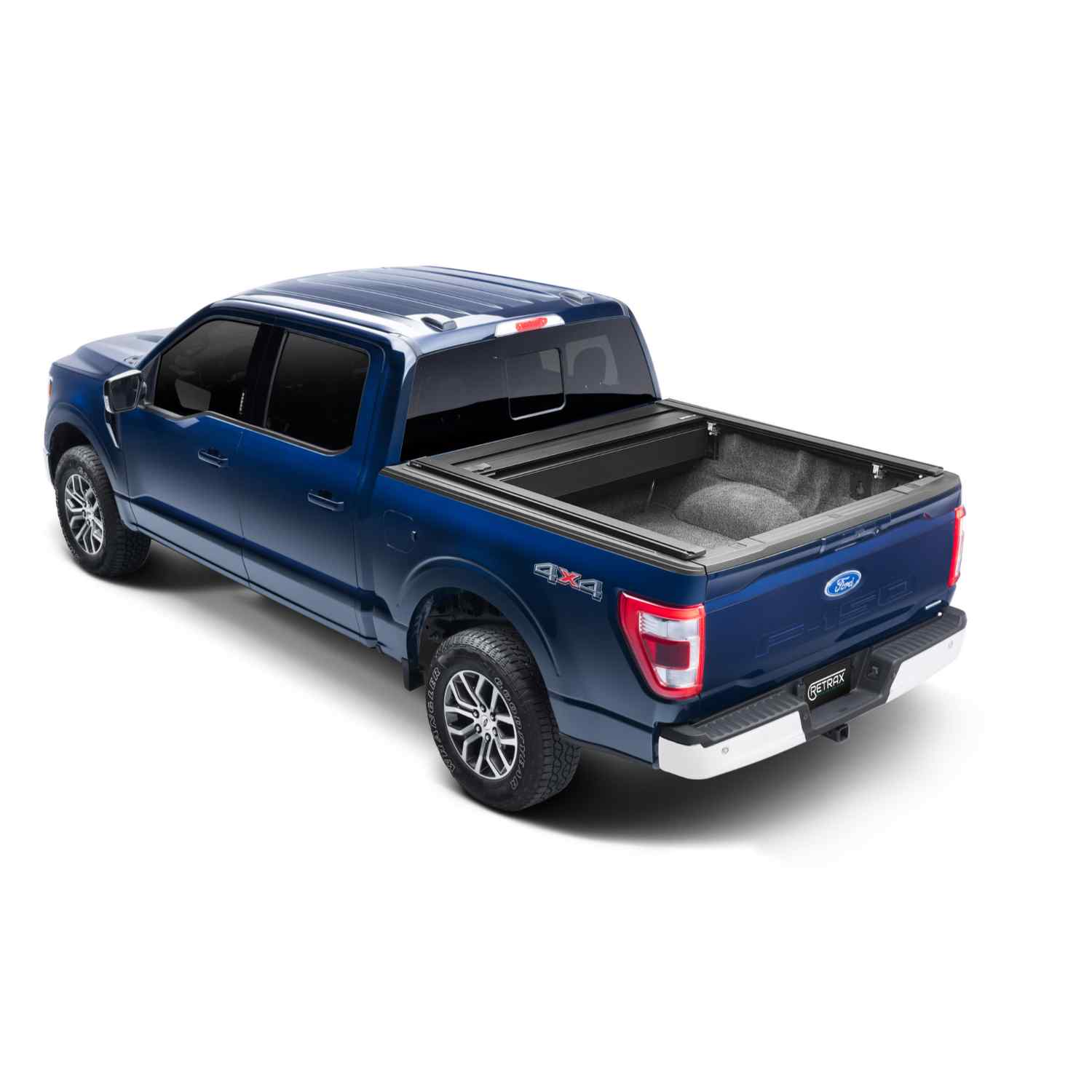 RetraxONE XR 2015-2024 GMC And Chevy Retractable Tonneau Cover Full Back open