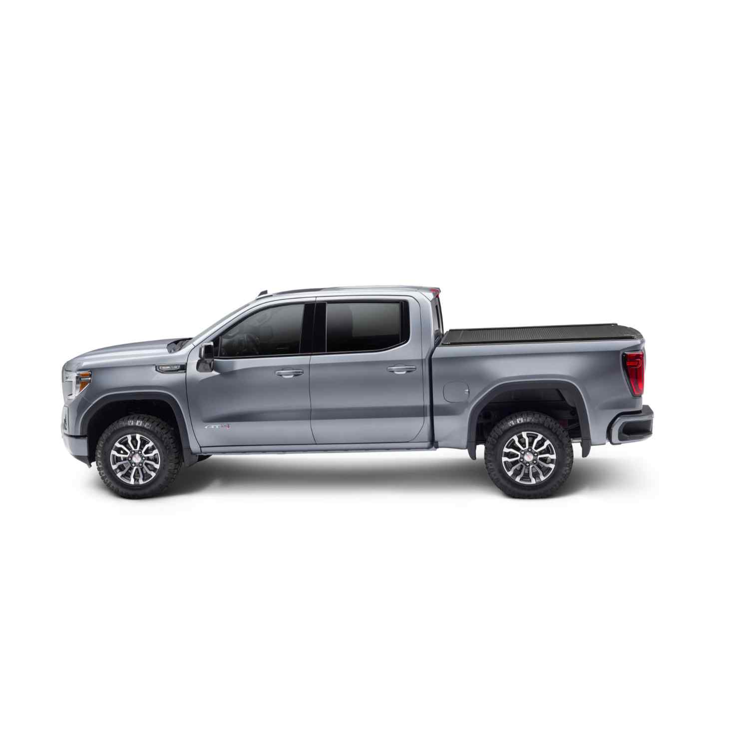 RetraxPRO MX 2019-2014 GMC And Chevy Without Storage Boxes Retractable Tonneau Cover Side View