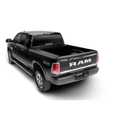 RetraxPRO MX Ram 1500 with RamBox Retractable Tonneau Cover Full Back Open