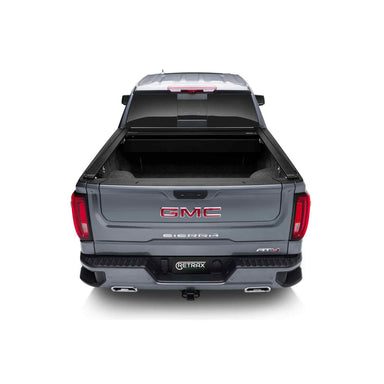 RetraxPRO XR 2022-2024 GMC And Chevy 1500 Roll Up Tonneau Cover back Full Open