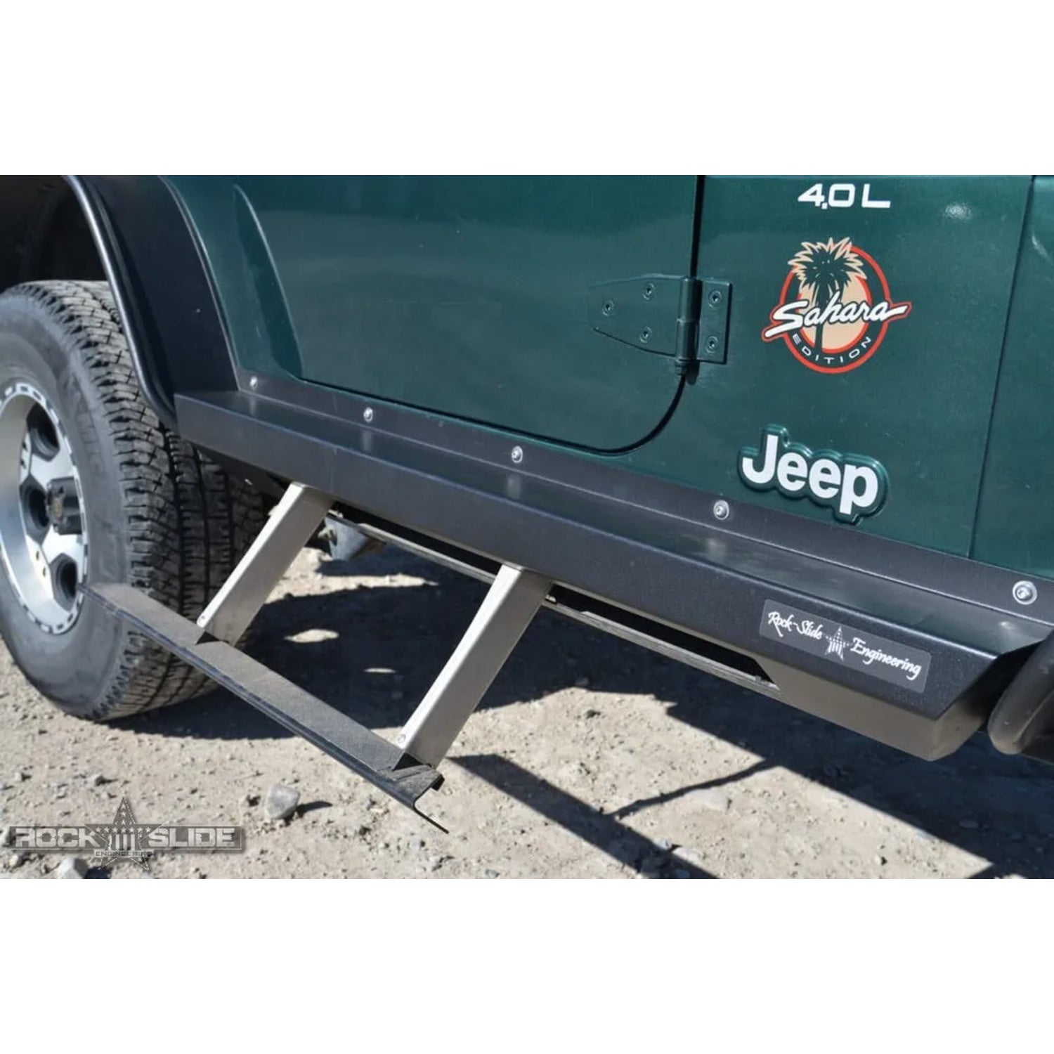 Rock Slide Engineering TJ 2 Door Step Slider Side view