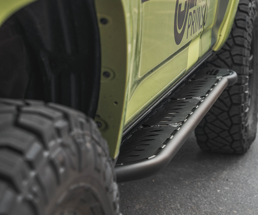 Rock Sliders for Toyota 4Runner, CBI Overland Series - Installed View