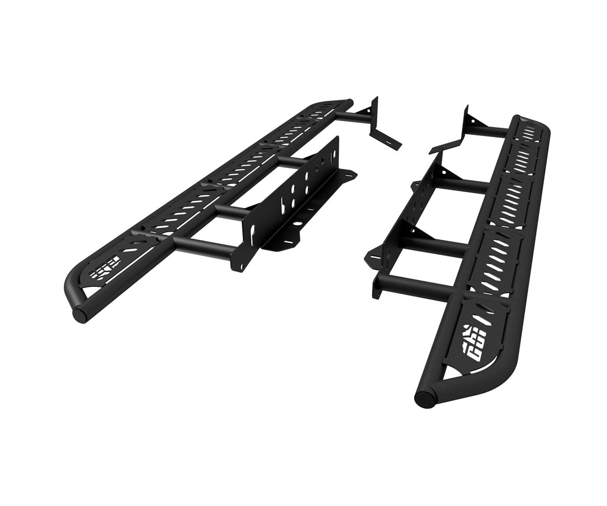 Rock Sliders for Toyota Tacoma, CBI Overland Series - Close-up