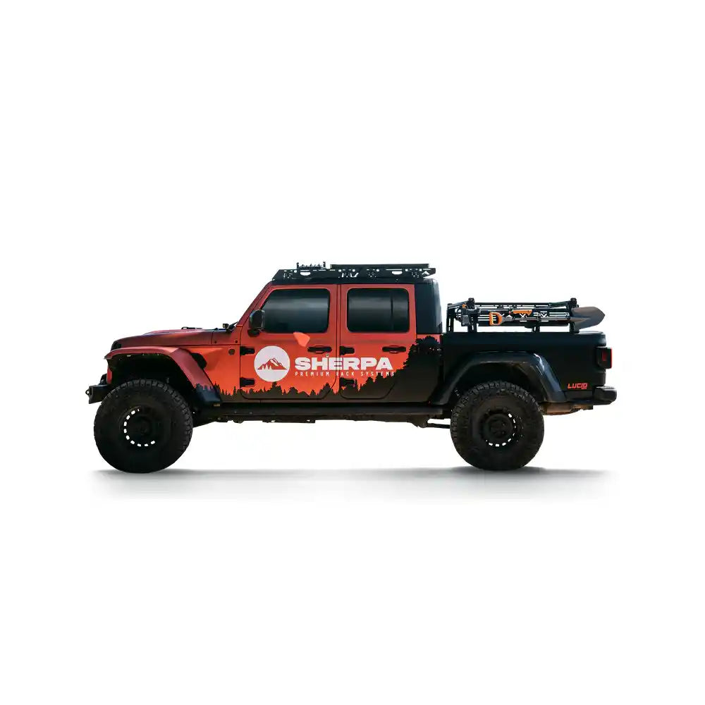Sherpa Mid-Height PAK System Jeep Gladiator Bed Rack