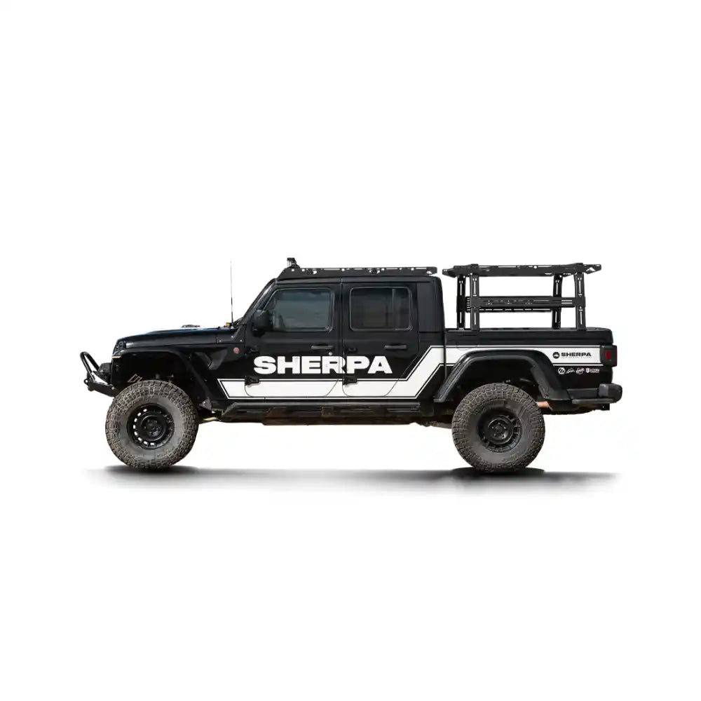 Rack-Height PAK System on Jeep Gladiator - Full Installed View